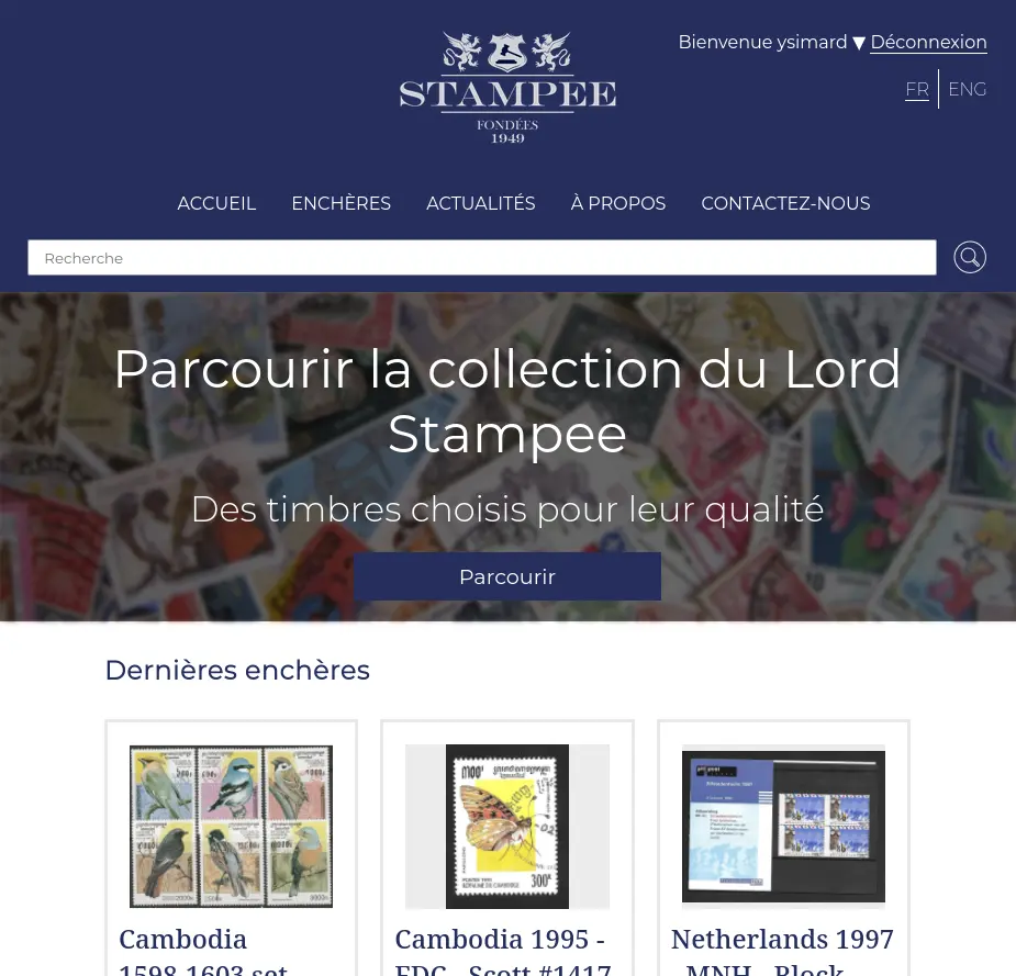 Image du site Stampee.